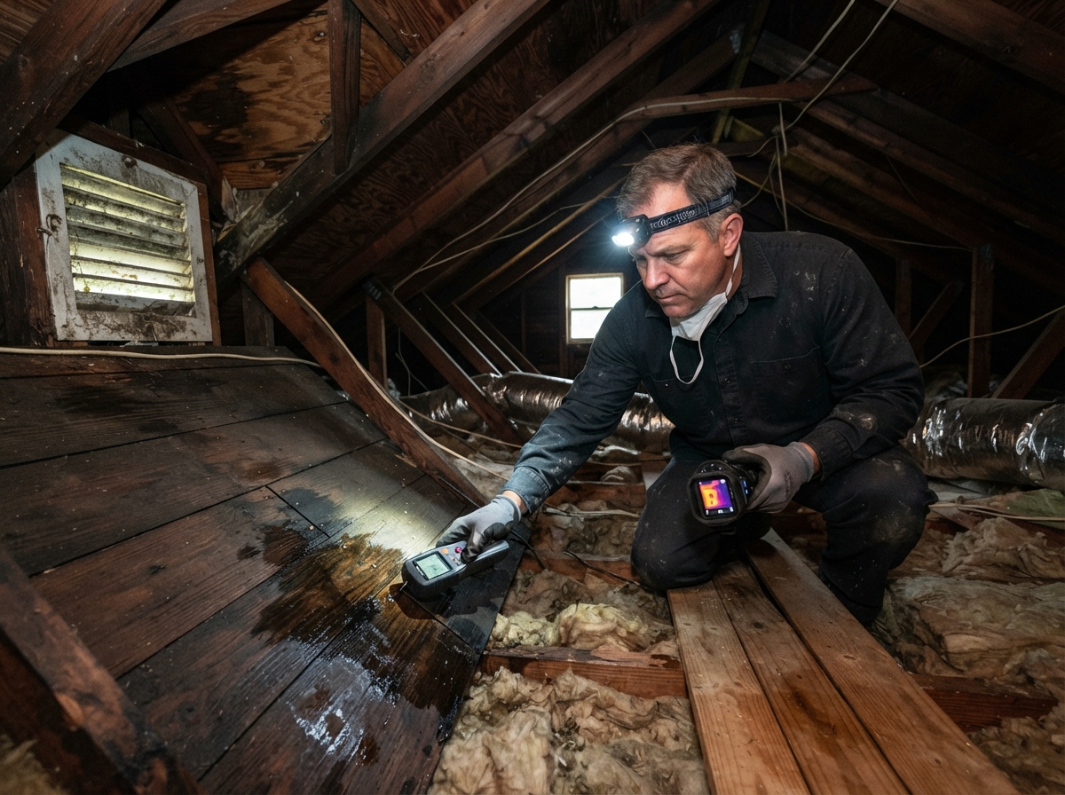 Detecting Hidden Roof Leaks in Orlando Attics